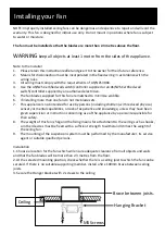 Предварительный просмотр 6 страницы Goldair GCCF120 Operating Instructions Manual