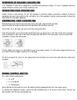 Предварительный просмотр 3 страницы Goldair GCDF125 Operating Instructions Manual