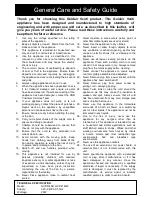 Preview for 2 page of Goldair GCDF140B Operating Instructions