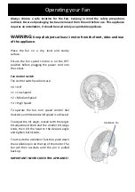 Preview for 6 page of Goldair GCDF225B Operating Instructions Manual