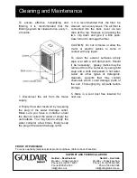 Preview for 6 page of Goldair GCEV100 Operating Instructions Manual
