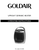 Preview for 1 page of Goldair GCH200 Operating Instructions