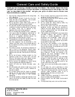 Preview for 2 page of Goldair GCH240 Operating Instructions