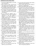 Preview for 2 page of Goldair GCH315 Operating Instructions