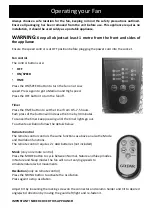 Предварительный просмотр 7 страницы Goldair GCHV220 Operating Instructions Manual