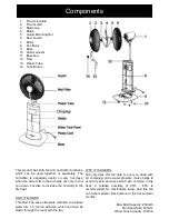 Preview for 3 page of Goldair GCMF300 Operating Instructions Manual