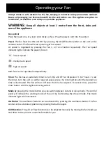 Preview for 7 page of Goldair GCMT200 Operating Instructions Manual