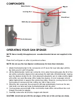 Preview for 3 page of Goldair GCO200 Operating Instructions Manual