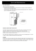 Preview for 9 page of Goldair GCPAC07 Operating Instructions Manual