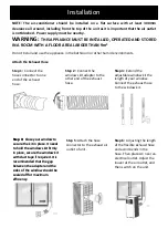 Preview for 6 page of Goldair GCPAC120 Operating Instructions Manual