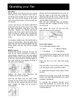 Preview for 5 page of Goldair GCPF105 Operating Instructions Manual