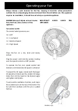 Preview for 5 page of Goldair GCPF270B Operating Instructions Manual