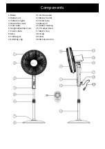 Preview for 4 page of Goldair GCPF340 Operating Instructions Manual