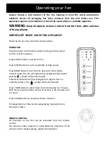 Предварительный просмотр 6 страницы Goldair GCPF340 Operating Instructions Manual