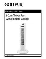 Goldair GCTF305 Operating Instructions предпросмотр