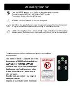 Preview for 9 page of Goldair GCTF350 Operating Instructions Manual