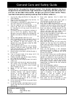 Preview for 2 page of Goldair GCTF450 Operating Instructions