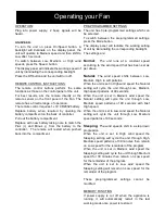 Preview for 6 page of Goldair GCTF700 Operating Instructions Manual