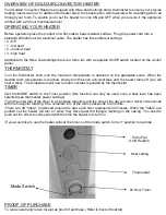 Предварительный просмотр 3 страницы Goldair GCV270 Operating Instructions