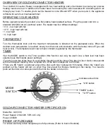 Preview for 3 page of Goldair GCV330 Operating Instructions