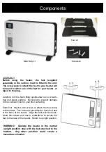 Preview for 3 page of Goldair GCV340 Operating Instructions Manual