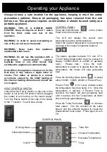 Preview for 4 page of Goldair GCV340 Operating Instructions Manual