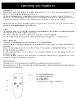 Предварительный просмотр 5 страницы Goldair GCV370 Operating Instructions Manual