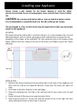 Preview for 6 page of Goldair GCW300 Operating Instructions Manual