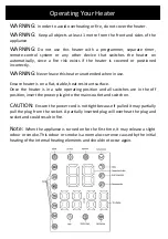 Предварительный просмотр 7 страницы Goldair GCW300 Operating Instructions Manual