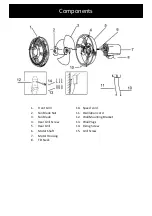 Preview for 4 page of Goldair GCWF100 Operating Instructions Manual