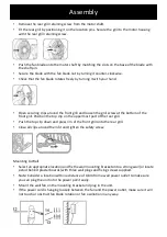 Preview for 5 page of Goldair GCWF100 Operating Instructions Manual