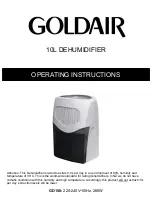 Goldair GD150 Operating Instructions Manual preview