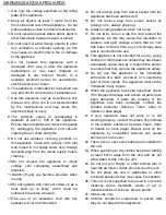 Preview for 2 page of Goldair GD160 Operating Instructions Manual