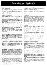 Preview for 4 page of Goldair GD220 Operating Instructions Manual