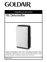 Goldair GD270 Operating Instructions Manual preview