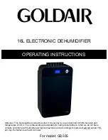 Goldair GD335 Operating Instructions Manual preview