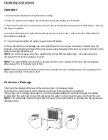 Предварительный просмотр 6 страницы Goldair GD355 Operating Instructions Manual