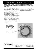 Preview for 6 page of Goldair GECO200 Ecosave Operating Instructions Manual