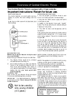 Предварительный просмотр 4 страницы Goldair GEFT200 Operating Manual