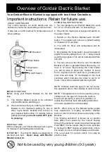 Предварительный просмотр 3 страницы Goldair GELUB-Q Operating Instructions Manual