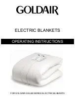 Goldair GELUB SERIES Operating Instructions Manual предпросмотр