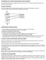 Предварительный просмотр 3 страницы Goldair GELUB SERIES Operating Instructions Manual