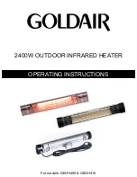 Предварительный просмотр 1 страницы Goldair GEOH400 Operating Instructions