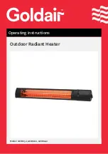 Goldair GEOR150 Operating Instructions Manual preview