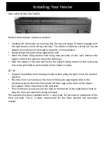 Preview for 6 page of Goldair GFE320 Operating Instructions Manual