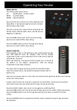 Preview for 9 page of Goldair GFE320 Operating Instructions Manual