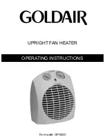 Preview for 1 page of Goldair GFH230 Operating Instructions