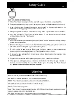 Preview for 8 page of Goldair GGOH300 Operating Instructions Manual