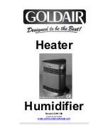 Goldair GHH100 Instruction Book preview