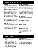 Preview for 4 page of Goldair GI310 Operating Instructions Manual